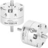 20mm Mini Rotary Actuator Cylinder Vane Type Pneumatic Cylinder Stainless Steel Pneumatic Actuator Swivel Air Cylinder Stainless Steel Cylinder Rotary Actuator
