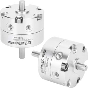 20mm Mini Rotary Actuator Cylinder Vane Type Pneumatic Cylinder Stainless Steel Pneumatic Actuator Swivel Air Cylinder Stainless Steel Cylinder Rotary Actuator